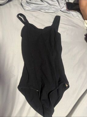 Classic Black Girls' One-Piece Swimsuit